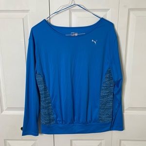 PUMA Long Sleeve Athletic Running Top L
